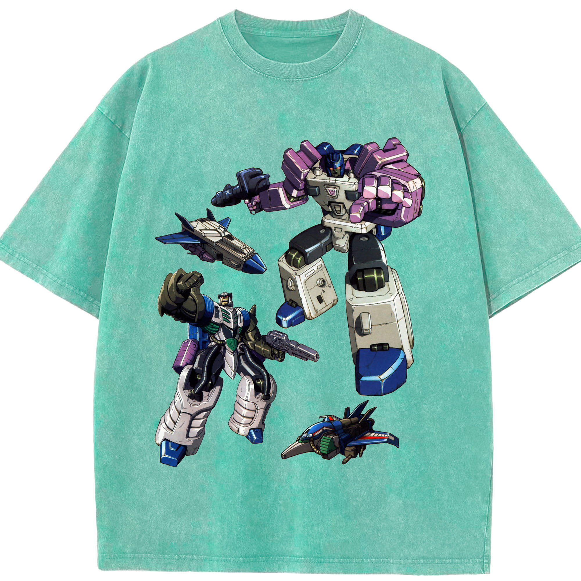 （画像用）  綿100% ヴィンテージ風 半袖Tシャツ（フロントプリント）